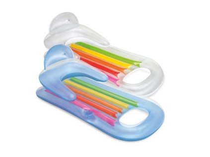 Intex 58802 Nafukovacie lehátko dúhové 1,60mx85cm