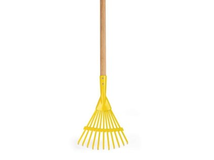 kovove hrable na listy drevena rucka 97 cm