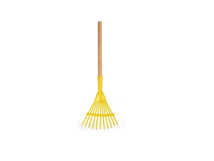 8630 21 kovove hrable na listy drevena rucka 97 cm