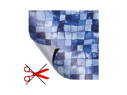 SQUARE DECOR MOZAIKA AQUA DISCO OHNUTY ROH wipe bg