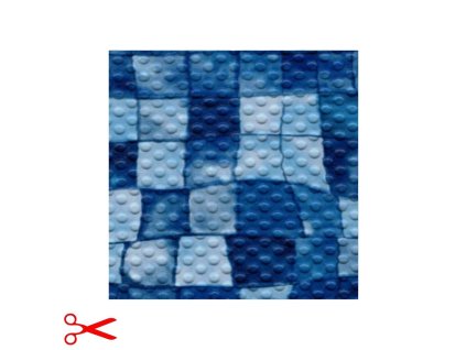 SQUARE DECOR MOZAIKA AQUA DISCO OKRAJ protiskluz