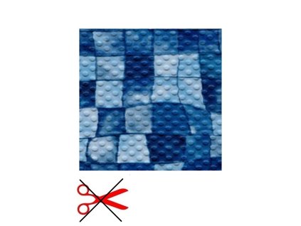 SQUARE DECOR MOZAIKA AQUA DISCO OKRAJ protiskluz