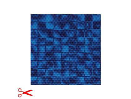 SQUARE DECOR MOZAIKA MODRA ELECTRIC OKRAJ protiskluz