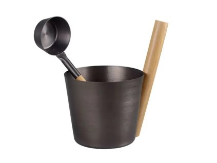 saunove vedro plus naberacka hnede