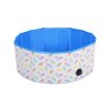 8936 24 skladaci bazen pre psikov farebny 80 x 30 cm