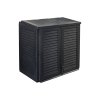 9038 25 zahradny plastovy ulozny box antracitovy 780 l