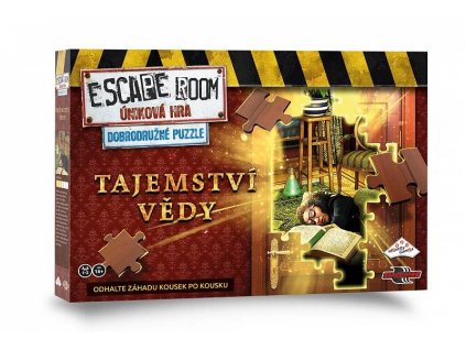 ESCAPE ROOM Dobrodružné puzzle Tajemství vědy 01