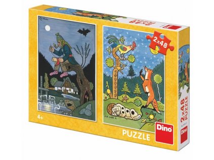 josef lada pohadky puzzle 2x48 dilku 01