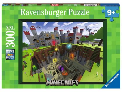 minecraft puzzle 300 dílků 01