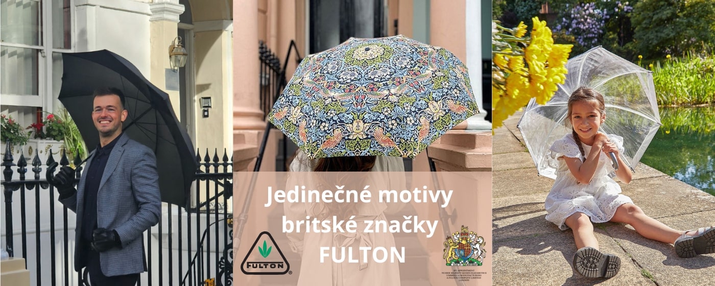 Jedinečné motivy britské značky FULTON