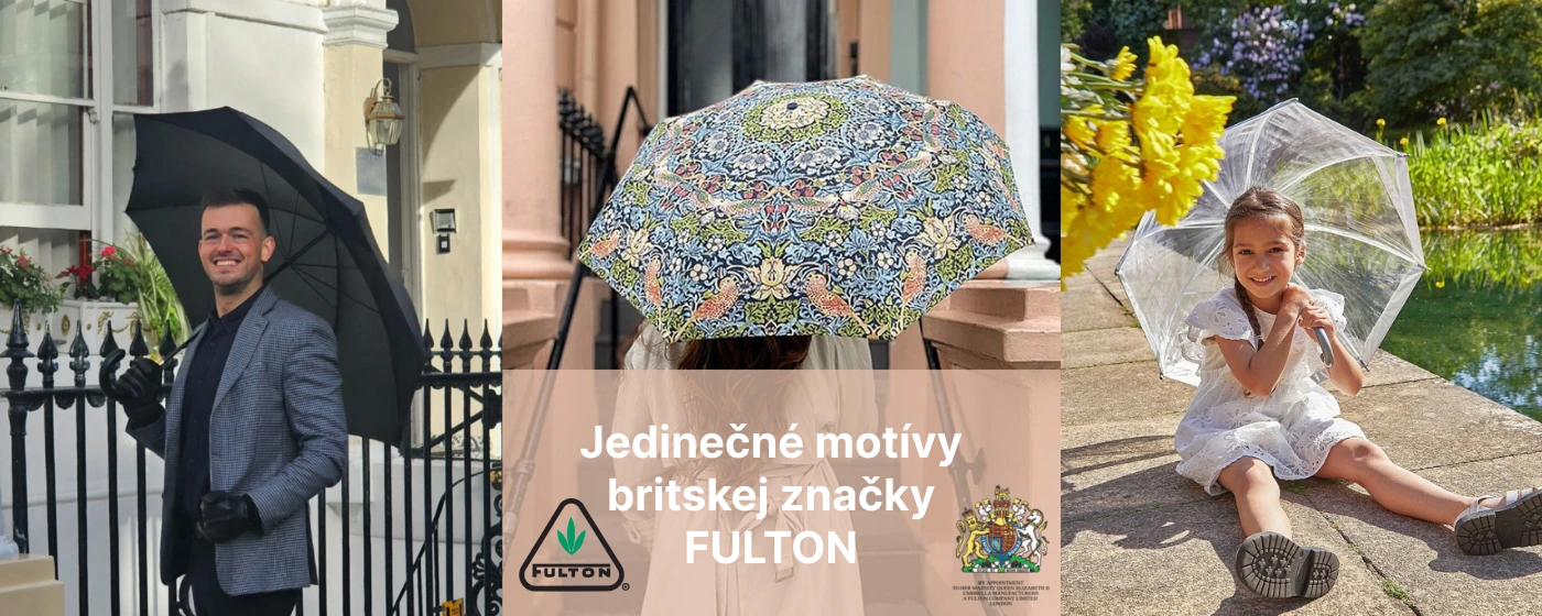 Unikátne dizajny britskej značky FULTON
