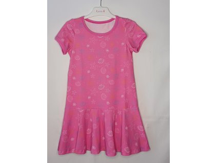 Dievčenské šaty s krátkym rukávom