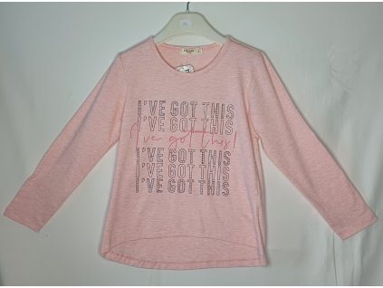 dievčenské tričko s dlhým rukávom