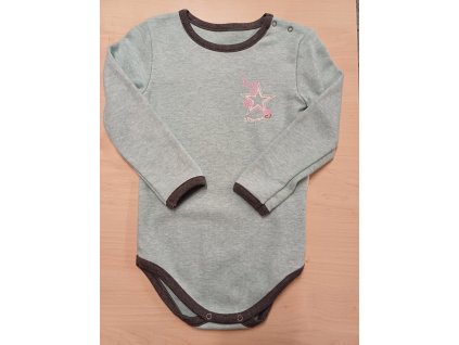 Dievčenské body s dlhým rukávom