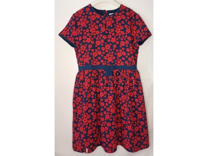 Dievčenské šaty s kr. rukávom