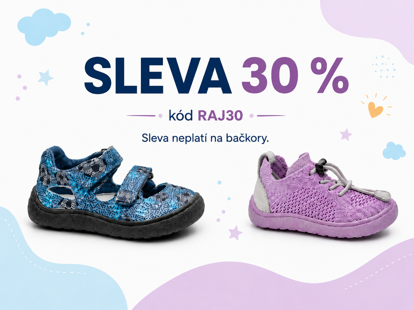 Sleva 30% s kodem RAJ30