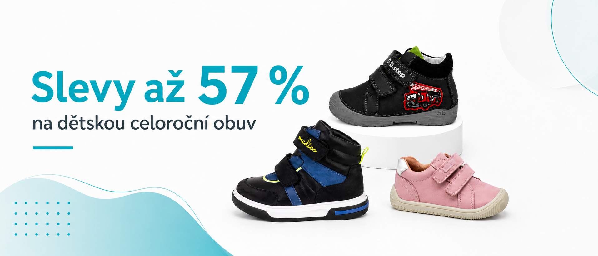 Sleva až 57% na celoroční obuv