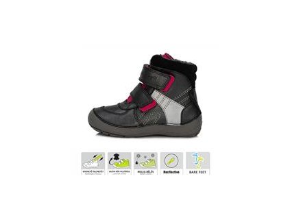 Dívčí zimní obuv 023-804BL