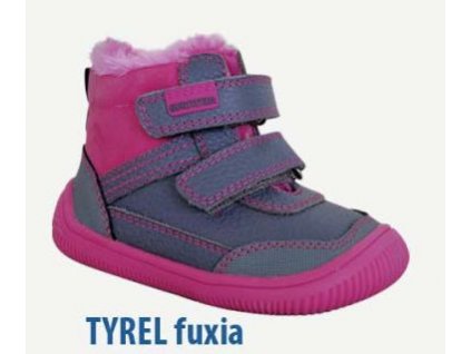 Dívčí zimní obuv Tyrel fuxia