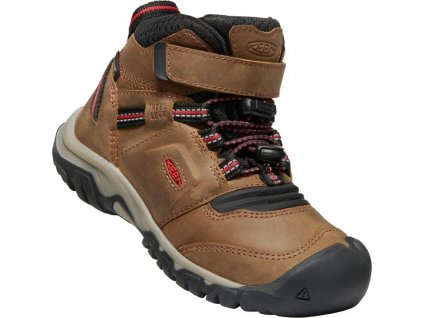 10016478KEN01 RIDGE FLEX MID WP C BISON RED CRP