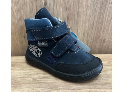 Chlapecká barefoot obuv Jerry tmavě modrá míč