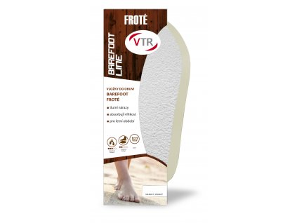 Vložky do bot barefoot froté VTR