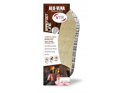 Vložky do bot barefoot ALU-vlna protiskluzové VTR