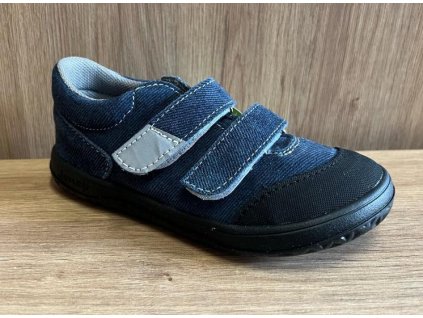 Chlapecké barefoot boty Jonap B22 SV modrá riflovina