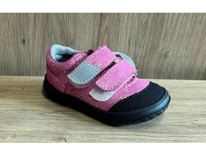 Dívčí Barefoot boty Jonap B22 sv růžová tisk
