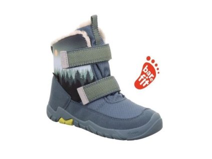 Chlapecké zimní Barefoot boty Superfit 1-006039-8000