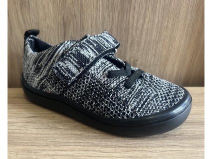 Dětské Barefoot tenisky Matty černý melír