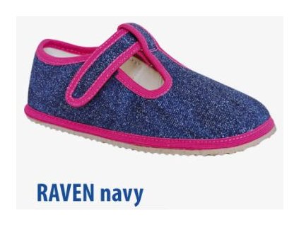 Dívčí bačkory Raven navy