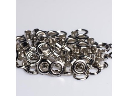 Przelotka z podkładką 5 mm nikiel (10 szt.)