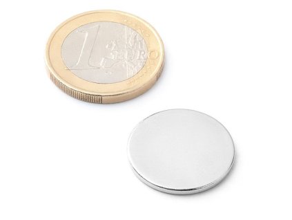Scheibenmagnet Ø2 cm (Dicke 1 mm)