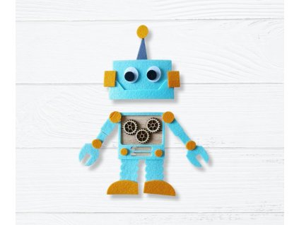 Robot s ozubenými kolečky- výseky