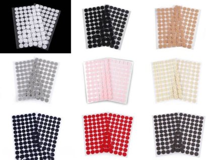 Selbstklebende Kletträder Ø15 mm (12 Paar)