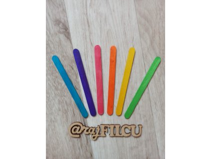 Dřevěné tyčinky - 6 ks