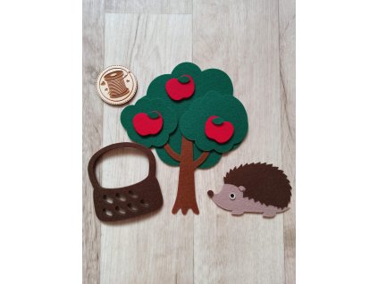 Ježek malý s příslušenstvím - výseky