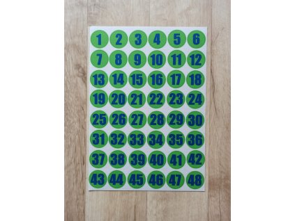 Zahlen 1-48 - Filzplatte