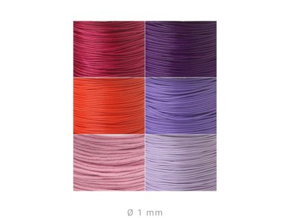 Woskowany sznurek bawełniany o średnicy 1 mm