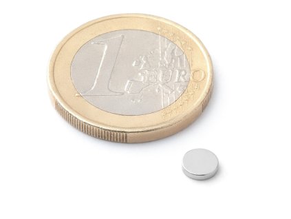Magnet kotoučový Ø0,5 cm (tloušťka 1 mm)