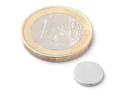 Magnet kotoučový Ø1 cm (tloušťka 1 mm)