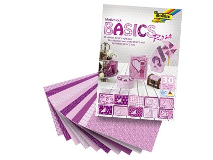 Papír růžový KREATIV BASIC - sada