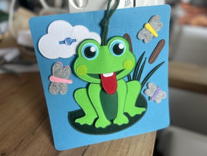 Stránka ŽÁBA do quiet book