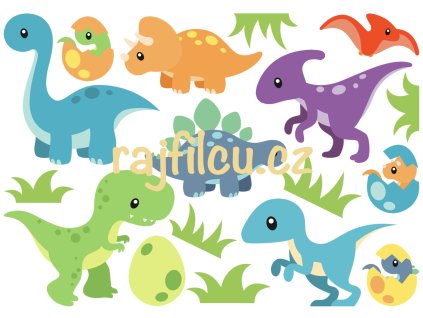 Dinosauři tisk A4.1