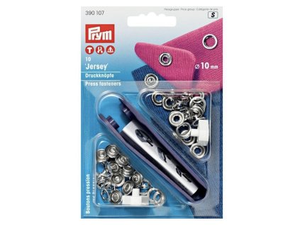 Knoflík stiskací JERSEY s aplikátorem (Prym)