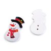 Schneemannknopf (Holz)