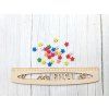 Knopfblume 50 Stück (Holz)