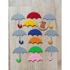 Kleine Regenschirme - Ausschnitte