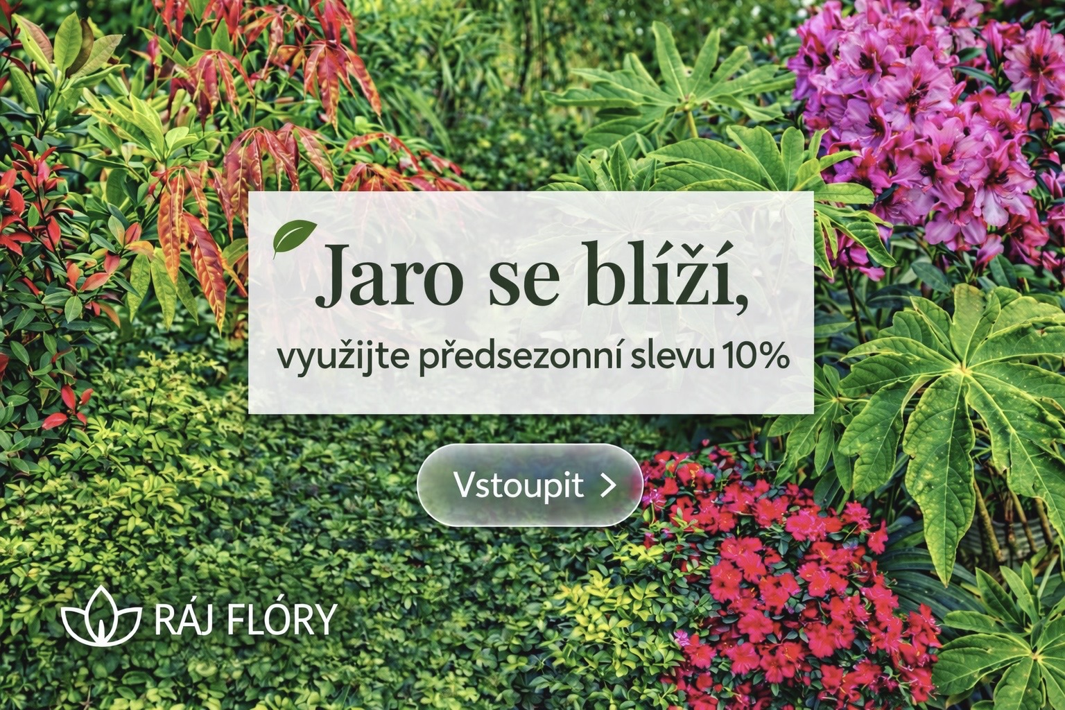 Jaro se blíží, sleva až 10%
